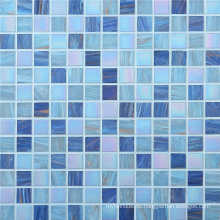 20 * 20mm Schwimmbad Mosaik, Mosaik Wandfliese, Kristallglas Mosaik